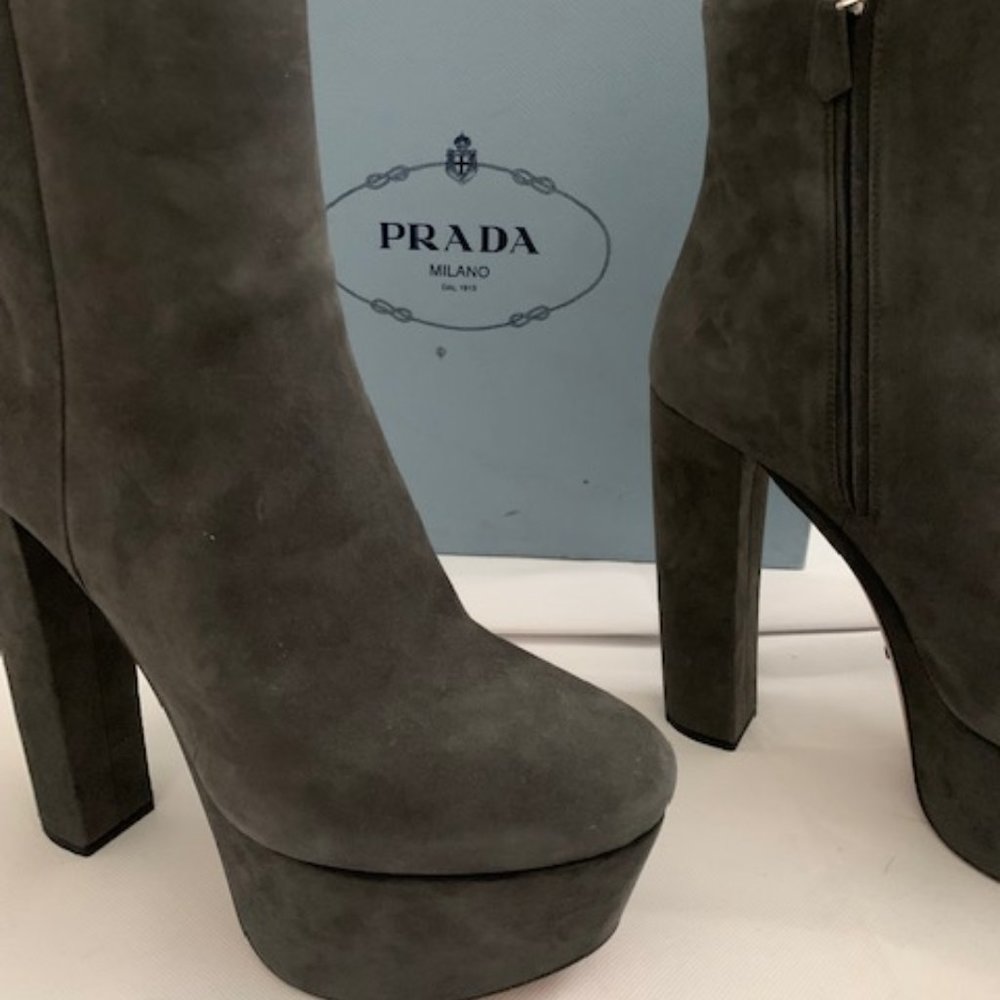 Prada Suede Platform